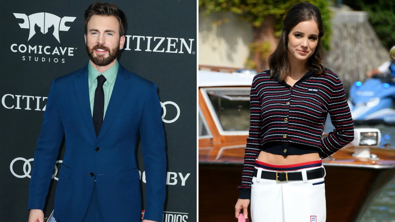 Chris Evans e a namorada Alba Baptista aparentemente tornam o relacionamento público em um vídeo adorável em que eles se assustam