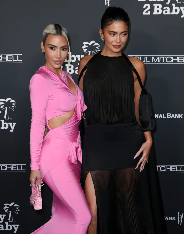   Kylie Jenner sente'Connected' to 'Favorite' Sister Kim Kardashian After Respective Breakups: She's 'Changed So Much' pink gown