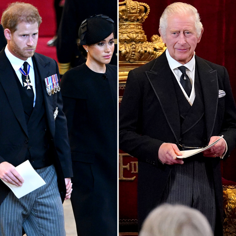   Harry e Meghan são convidados a se juntar a Charles, líderes mundiais na véspera do funeral