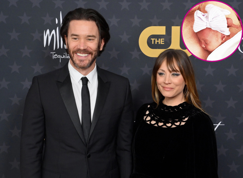   Tom Pelphery oferece um vislumbre nas primeiras semanas com sua filha e Kaley Cuocos