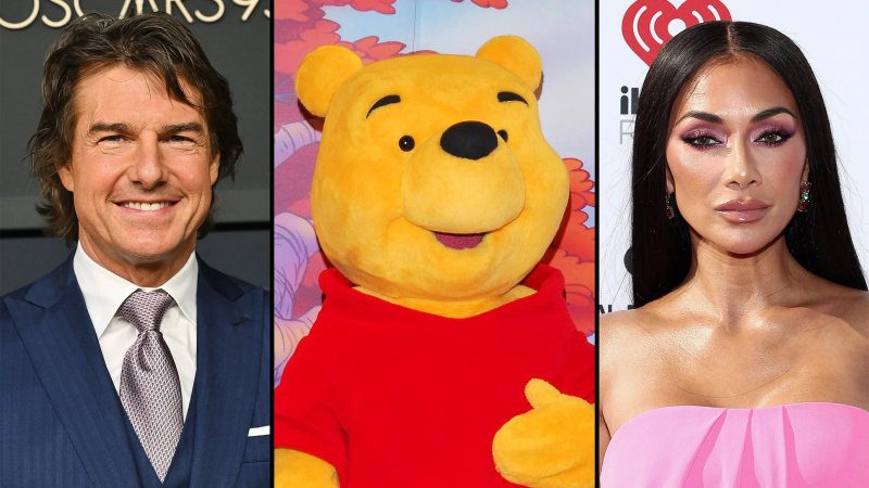Tom Cruise, Ursinho Pooh, Nicole Scherzinger