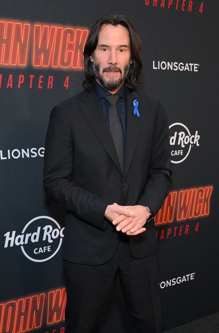   Keanu Reeves adora como a franquia 'John Wick' o mantém na 'melhor forma física''- The Film's Regimen 'Keeps Him on His Toes' - 043 Lionsgate's 'John Wick: Chapter 4' film premiere, Los Angeles, California, USA - 20 Mar 2023