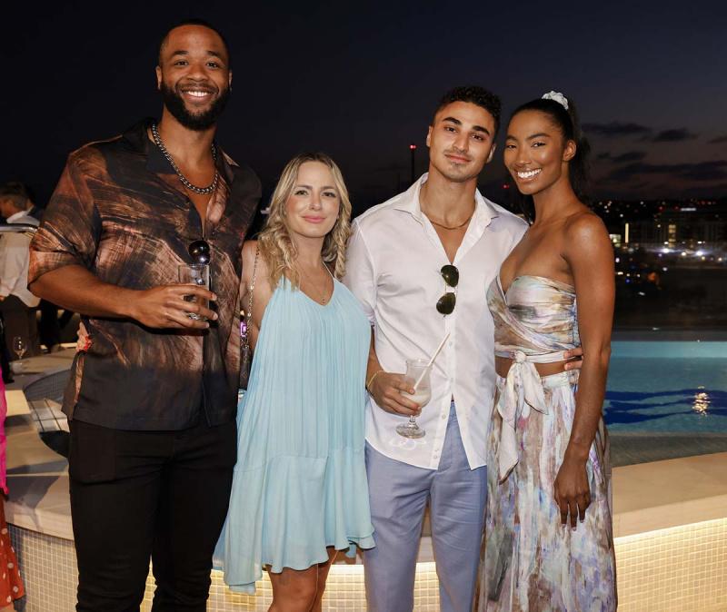 Big Brother 24s Taylor Joseph assiste à estreia da CBS Love Boat