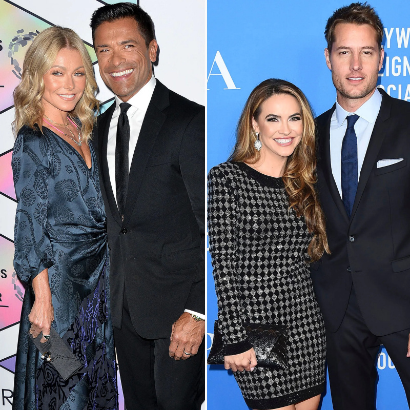   Estrelas de novelas que namoraram fora das telas Kelly Ripa Mark Consuelos Justin Hartley Chrishell Stause