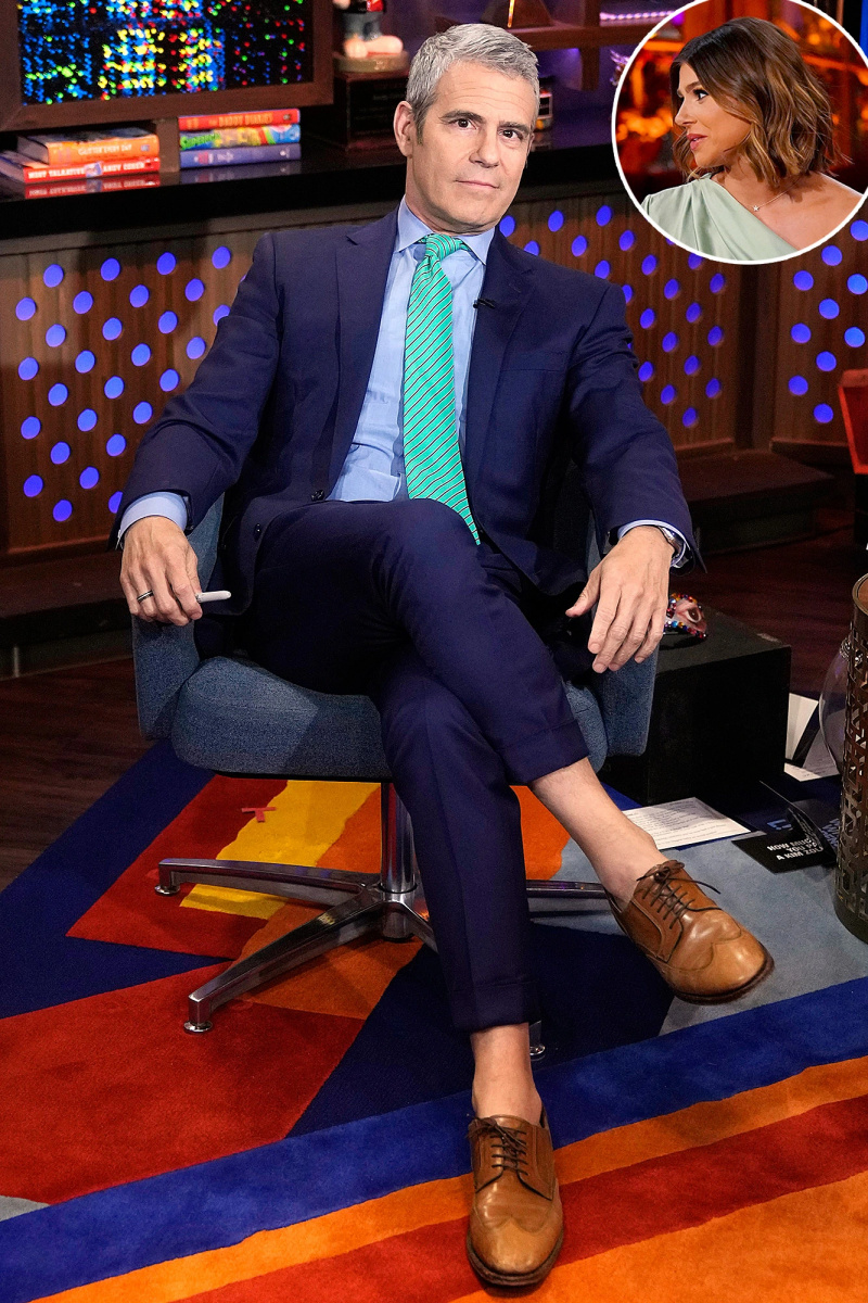   Promo Andy Cohen esclarece seu comentário sobre Raquel Leviss sendo medicada durante a reunião da 10ª temporada de Pump Rules