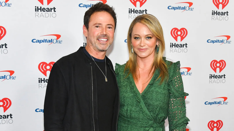   Christine Taylor e David Lascher