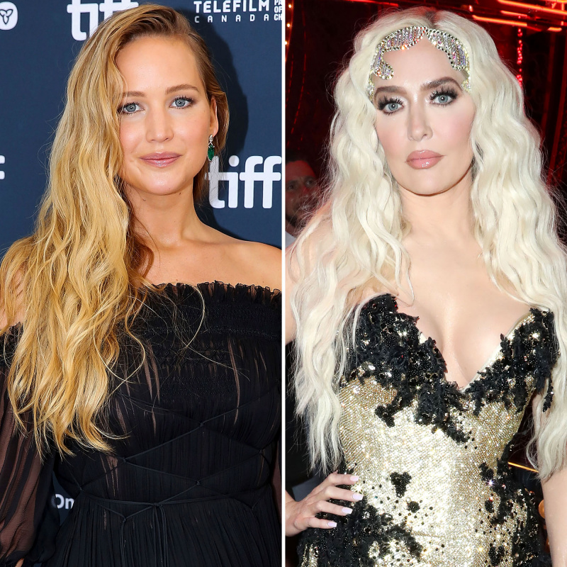 Jennifer Lawrence liga para RHOBH's Erika Jayne Evil