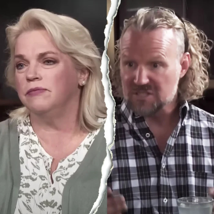 Janelle Brown, de Sister Wives, revela que ela e Kody estão 'separados por meses' após o drama da 17ª temporada, mais Tell-All Bombshells suéter verde camisa xadrez