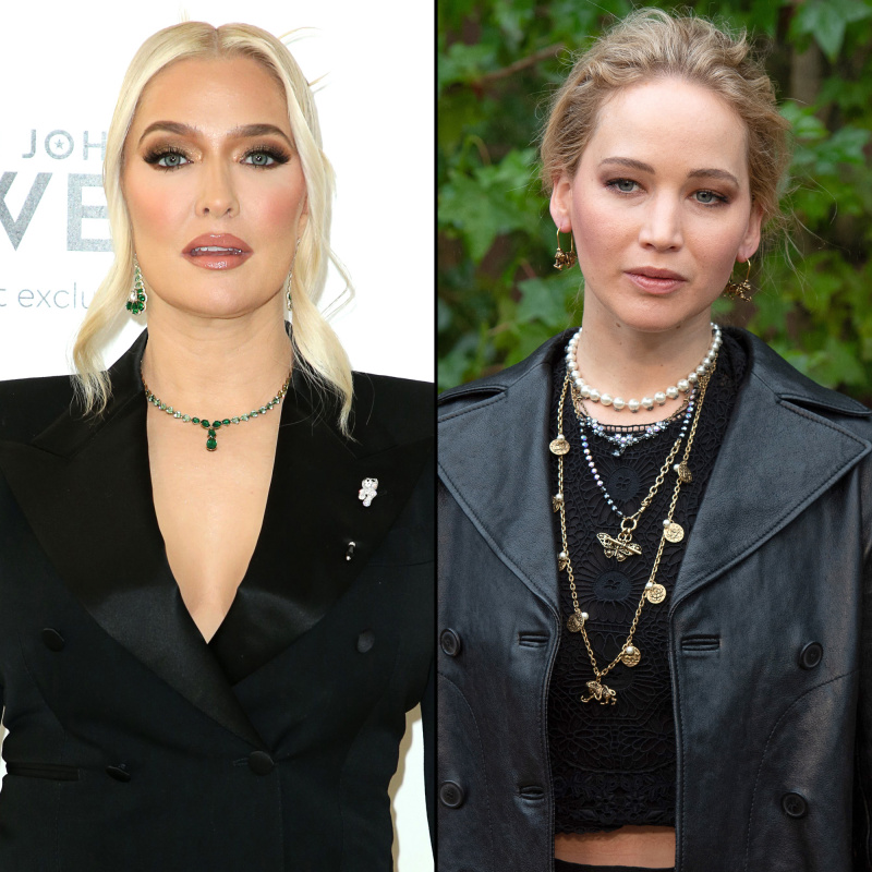 Erika Jayne, estrela de 'RHOBH', responde a Jennifer Lawrence chamando-a de 'Mal'