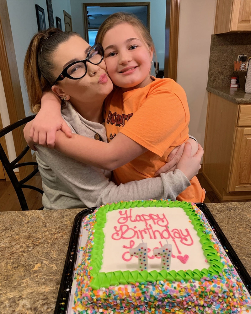 A mãe adolescente Amber Portwood dá um grande passo no relacionamento com a filha distante Leah