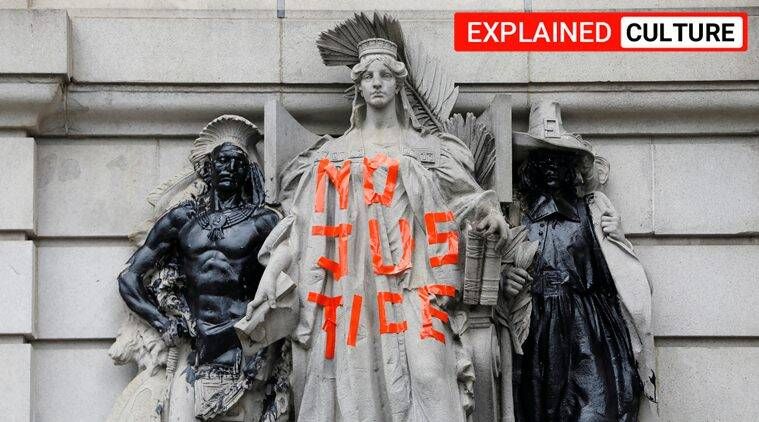 Black Lives Matter, estátuas Black Lives Matter, estátua de Cristóvão Colombo, estátua de Jefferson Davis, expresso indiano, expresso explicado, movimento de George Floyd,
