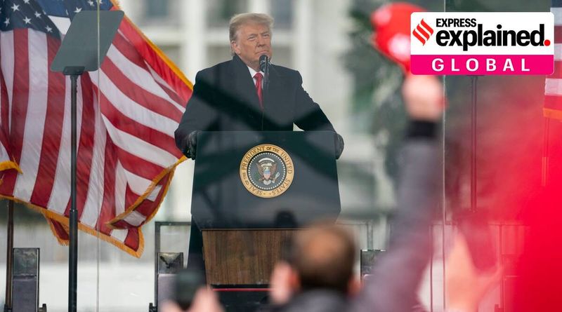 Donald Trump, impeachment de Donald Trump, impeachment de Trump, cerco ao Capitólio, impeachment de Pelosi on Trump, Indian Express