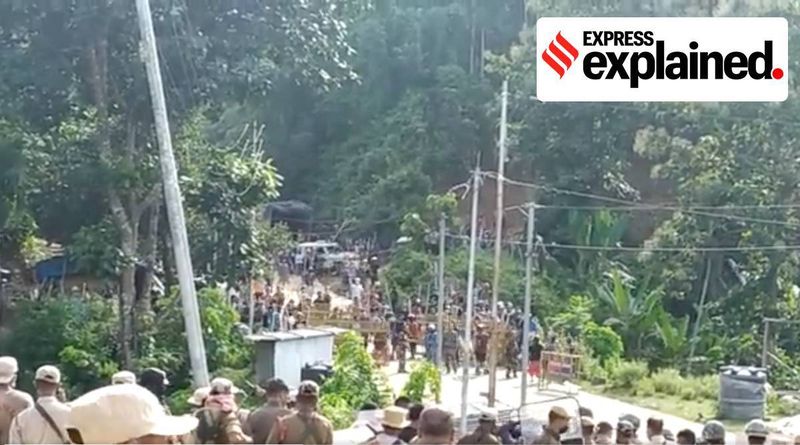 Explicado: disputa de fronteira Assam-Mizoram e suas raízes em duas notificações datadas de 1875 e 1933