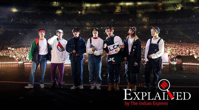 querida turma de 2020 bts, BTS, K-pop, banda de K-pop BTS, canções de BTS, banda de BTS, Express Explained, Indian Express