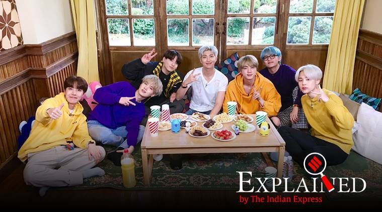 BTS, membros do BTS, BTS india, BTS history, BTS youtube, querida turma de 2020 bts, BTS, K-pop, banda de K-pop BTS, canções de BTS, banda de BTS, Express Explained, Indian Express