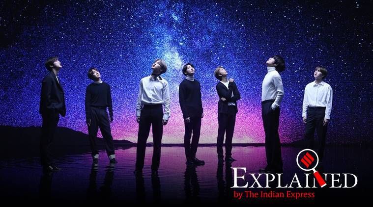 querida turma de 2020 bts, BTS, K-pop, banda de K-pop BTS, canções de BTS, banda de BTS, Express Explained, Indian Express