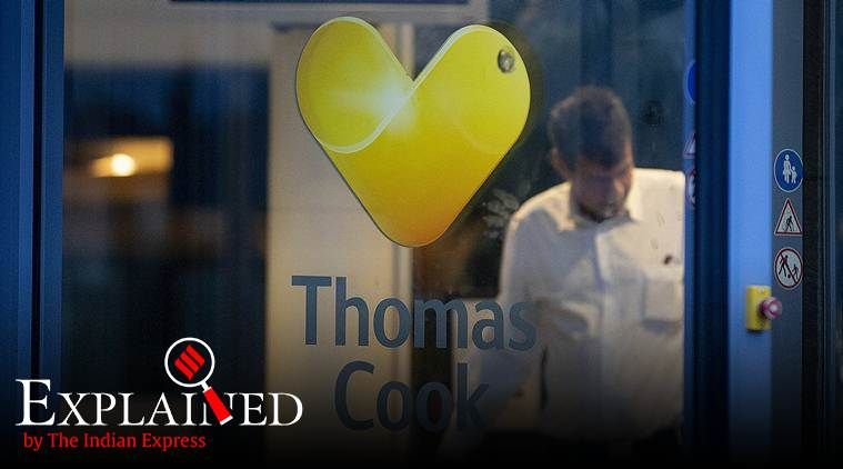 Thomas Cook, colapsos de Thomas Cook, Thomas Cook UK, colapsos de Thomas Cook UK, Thomas Cook India, thomascook.in, governo do Reino Unido, passageiros retidos no Reino Unido, Express Explained, Indian Express