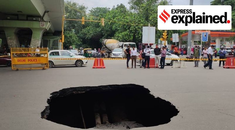 Explicado: desmoronamentos de estradas e por que são tão comuns em Delhi este ano