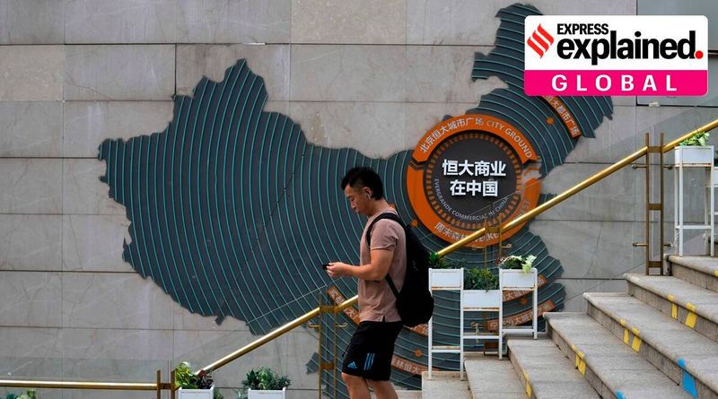 Evergrande, crise de Evergrande, crise de Evergrande da China, What is Evergrande, explicação de crise de Evergrande, mercados da Índia hoje, Indian Express