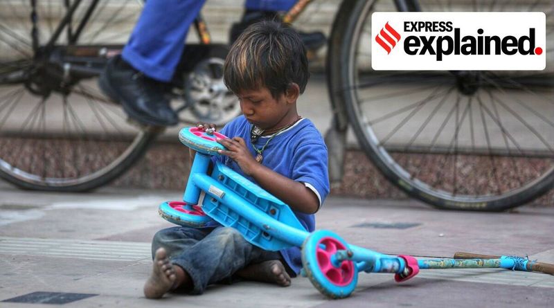 Desnutrição na Índia, desnutrição em crianças na Índia, desnutrição em crianças, desnutrição em crianças fechadas na Índia, Indian Express