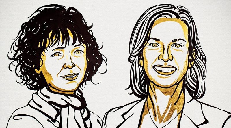 prêmio nobel, química do prêmio nobel, prêmio nobel 2020, vencedores do prêmio nobel, Emmanuelle Charpentier, Jennifer Doudna, crispr, genes, notícias expressas indianas