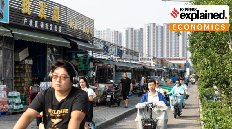 China, crescimento do PIB da China, PIB da China, economia da China, crescimento econômico da China, notícias da China, Indian Express