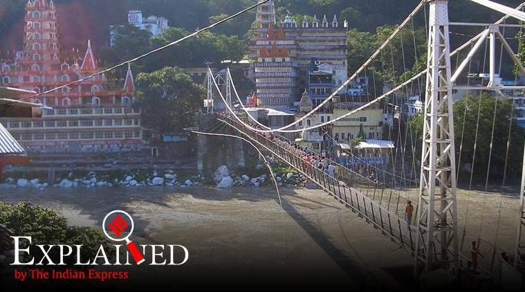 Explicado: Por que o governo de Uttarakhand fechou Lakshman Jhula em Rishikesh