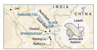 setor chushul, disputa de fronteira índia china, impasse fronteira índia china, setor ladakh chushul, expresso indiano