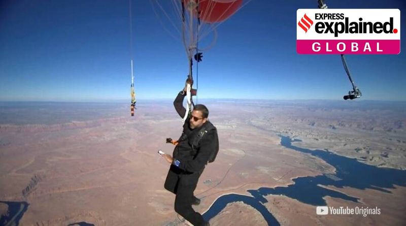 Explicado: a manobra do ilusionista David Blaine que o viu subir 25.000 pés usando balões de hélio