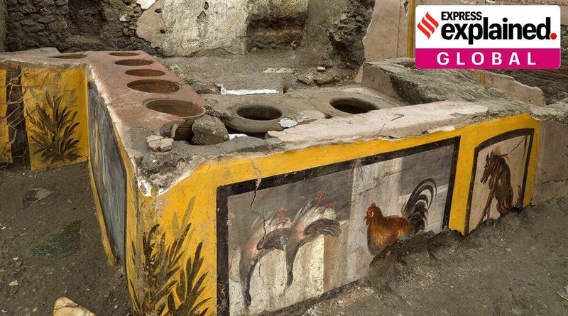 Explicado: O significado de uma lanchonete de quase 2.000 anos desenterrada em Pompéia