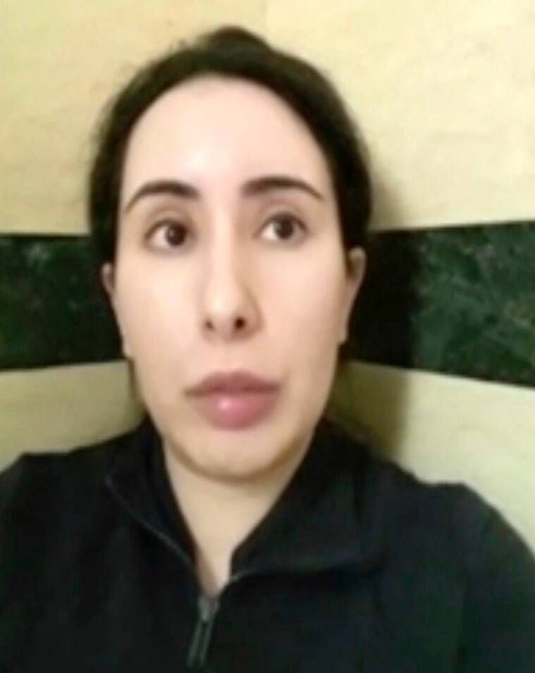 Princesa Latifa, vídeo da princesa Latifa, prisão da princesa Latifa, Emirados Árabes Unidos, governante dos Emirados Árabes Unidos, Indian Express