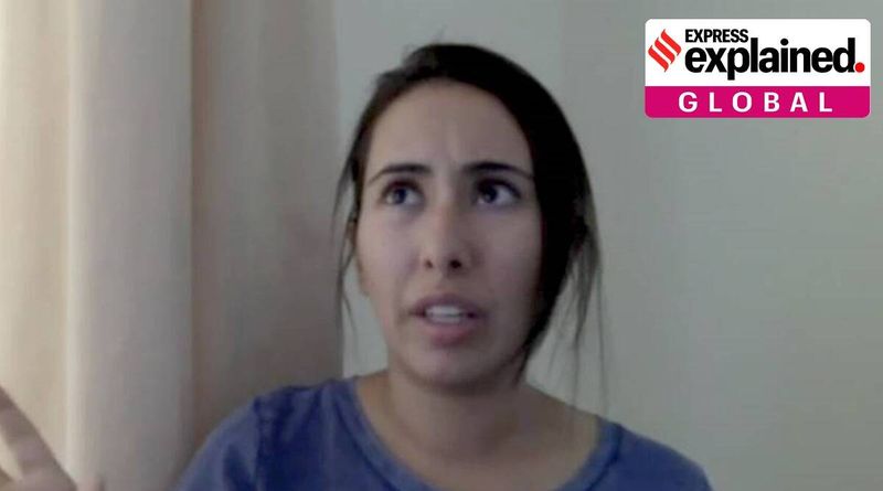 Princesa Latifa, vídeo da princesa Latifa, prisão da princesa Latifa, Emirados Árabes Unidos, governante dos Emirados Árabes Unidos, Indian Express