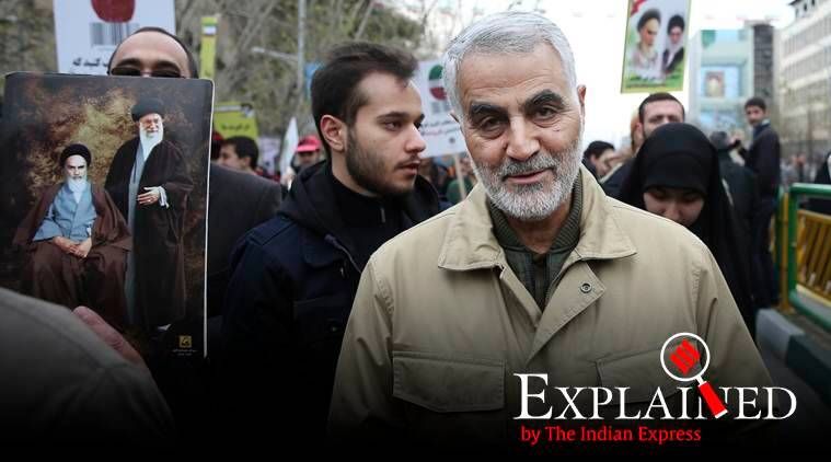 Quem foi o General Qassim Soleimani, greve no aeroporto de Bagdá, Guarda Revolucionário Iraniano Qassim Soleimani, Qassim Soleimani morto, explicou expresso, expresso indiano