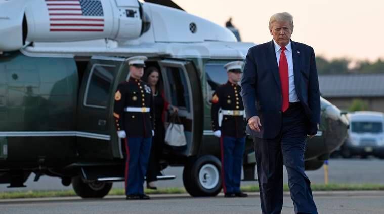 Regras de imigração dos EUA, novas regras de viagens de Trump, coronavírus das regras de viagens dos EUA, regras de viagens da Covid, restrições de viagens da Covid dos EUA, Donald Trump, Indian Express