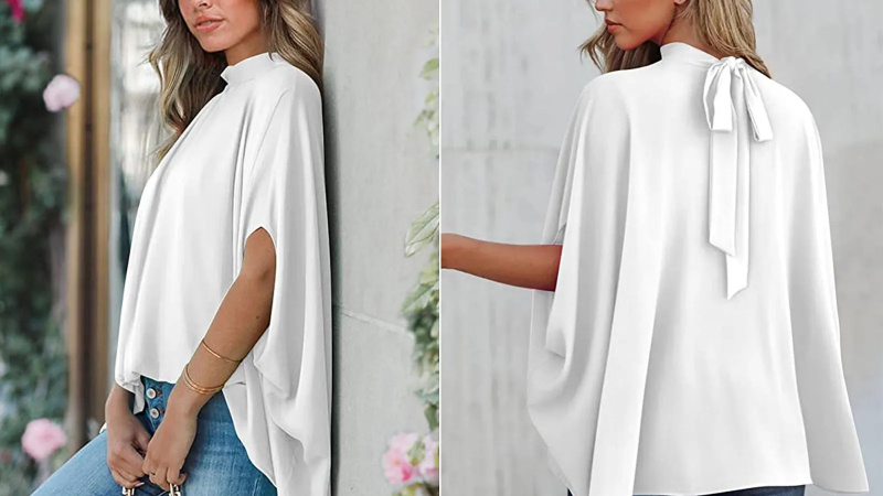 Cortinas como um sonho! A blusa fluida de $ 23 que você precisa em seu armário