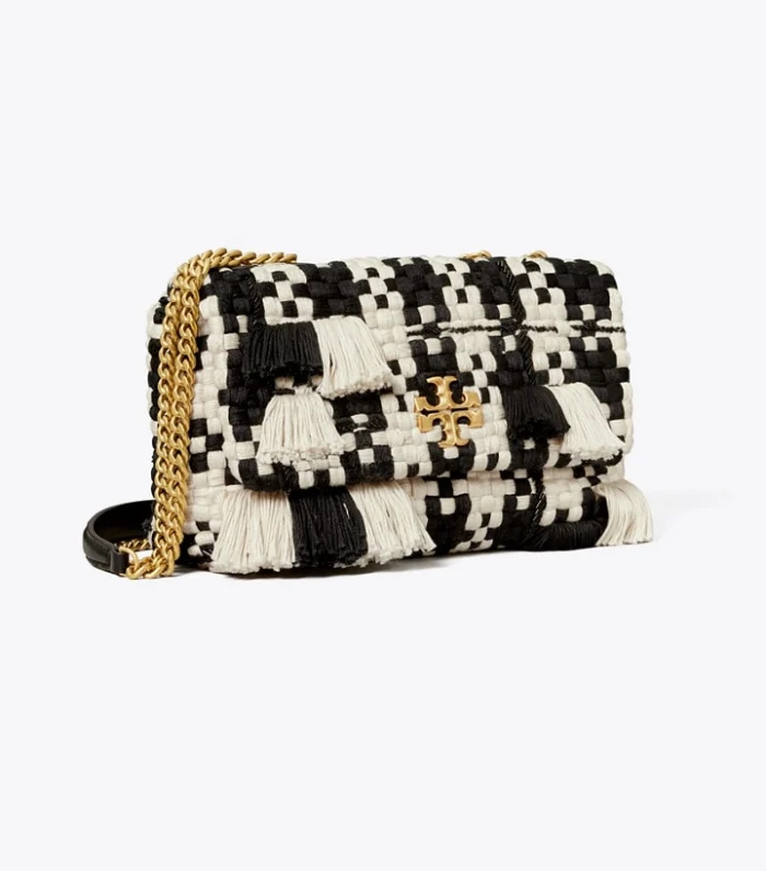 bolsa de ombro tweed