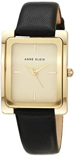  Mulheres Anne Klein's Leather Strap Watch, AK/2706