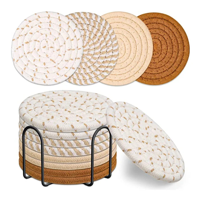   conjunto de porta-copos tecido