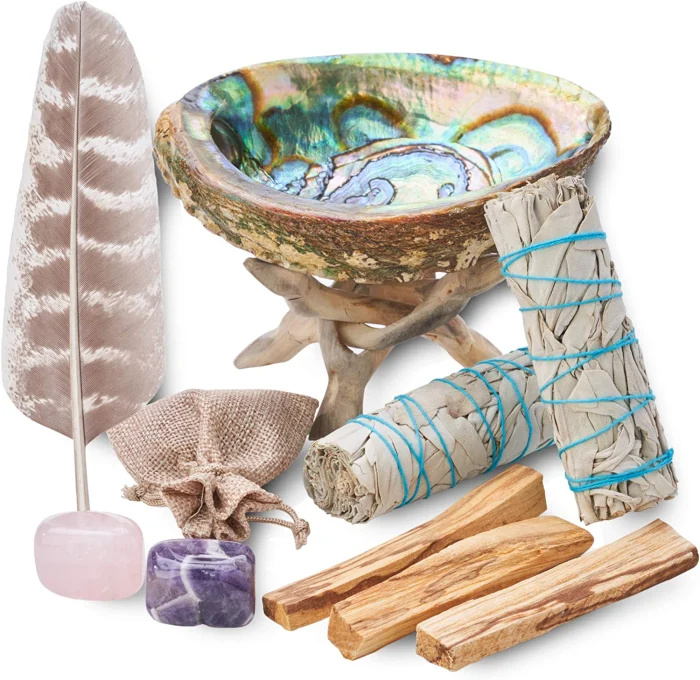 Kit de limpeza doméstica e esfumado Blue River Sage