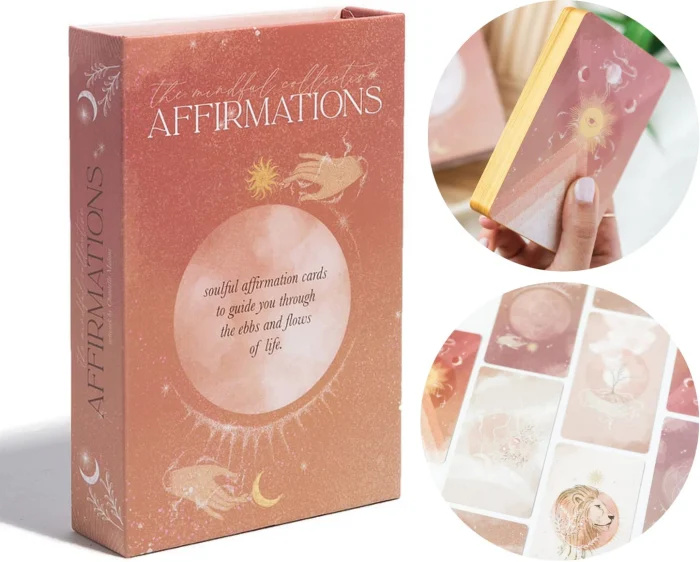 O baralho de cartas de afirmação diária do Mindful Collective
