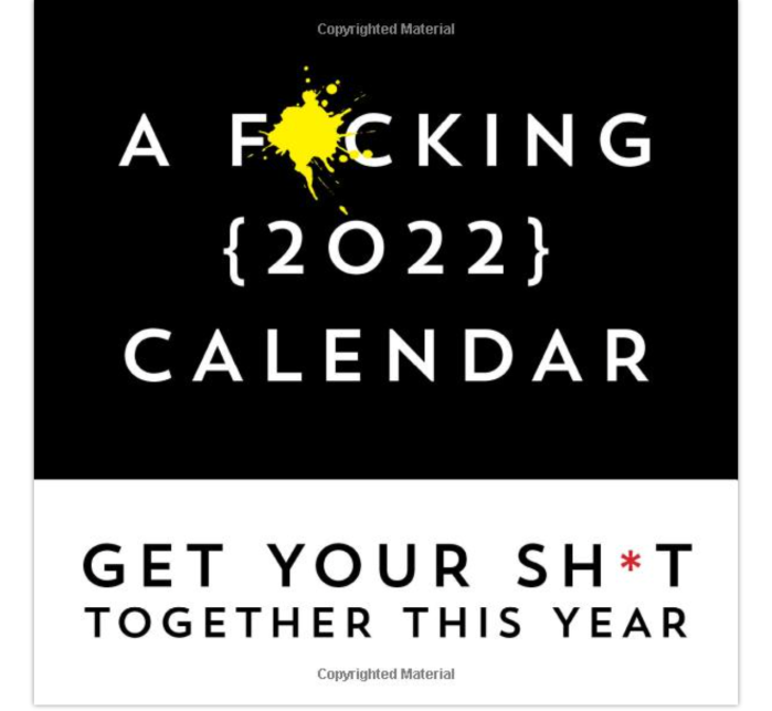 Livros de referência Um calendário de parede 2023 do caralho