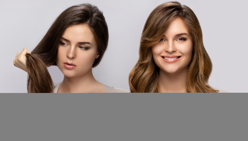   cor de cabelo antes e depois