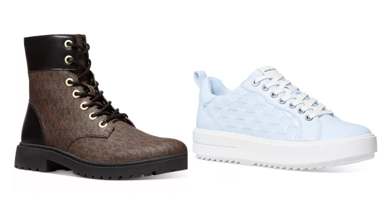 Macy's tem ofertas incríveis em botas e tênis Michael Kors - até 52% de desconto