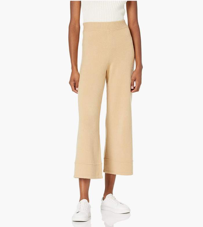 As Mulheres da Gota's Bernadette Pull-On Loose-Fit Cropped Sweater Pant