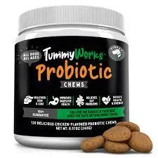   TummyWorks Probiótico Soft Chews para cães