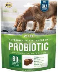   Suplemento probiótico VetIQ para cães