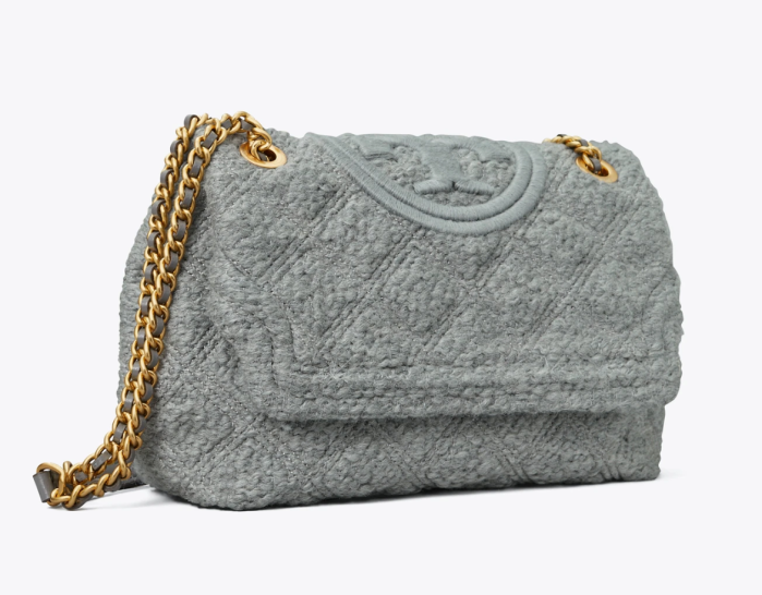 Bolsa de ombro conversível Fleming Soft Bouclé