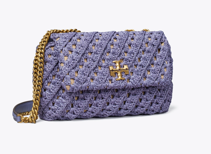   Bolsa de ombro conversível de crochê Kira pequena