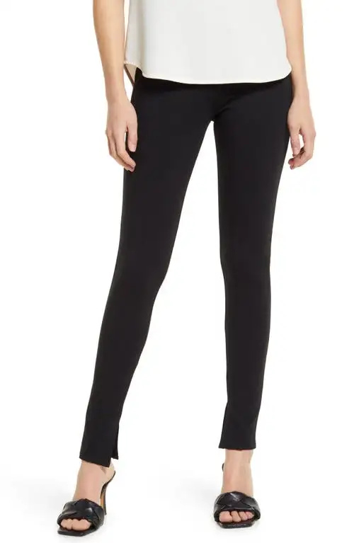   Legging Nordstrom Essential Ponte Ankle em preto na Nordstrom, tamanho X-Pequeno