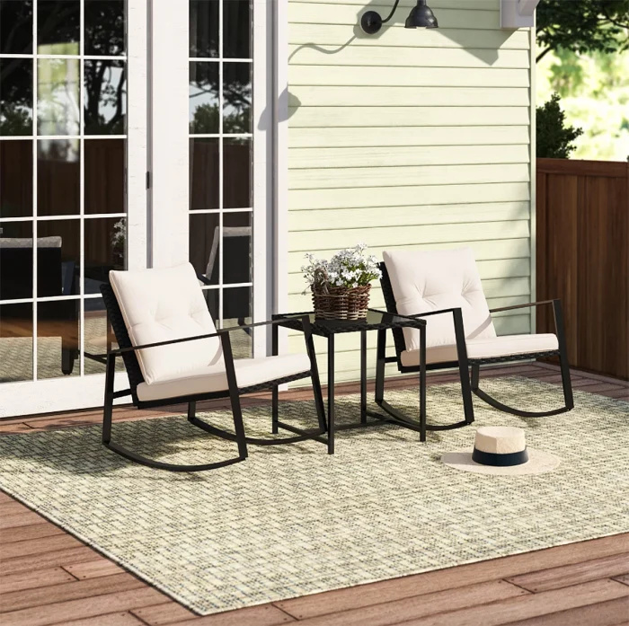 conjunto de móveis para ambientes externos com ofertas de memorial-day-wayfair